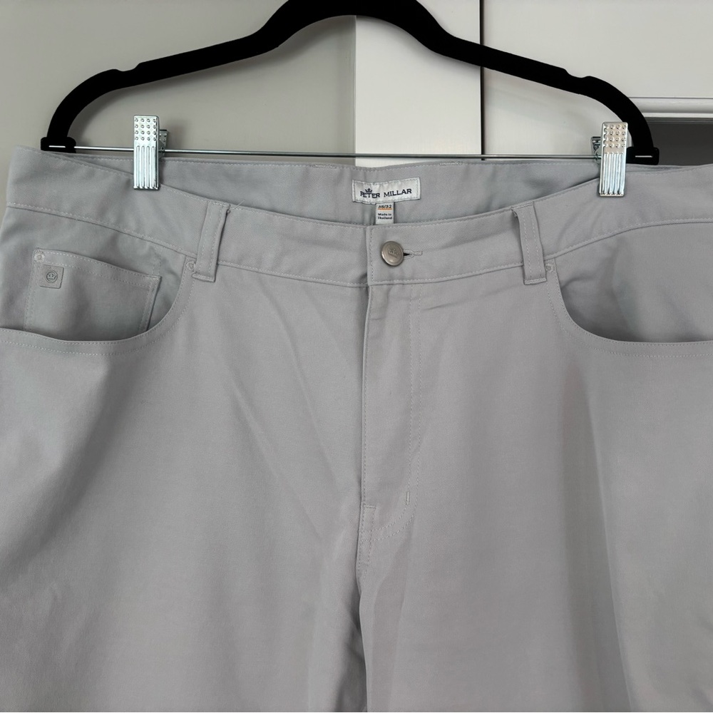 Peter Millar Light Grey Eb66 Pants - image 2